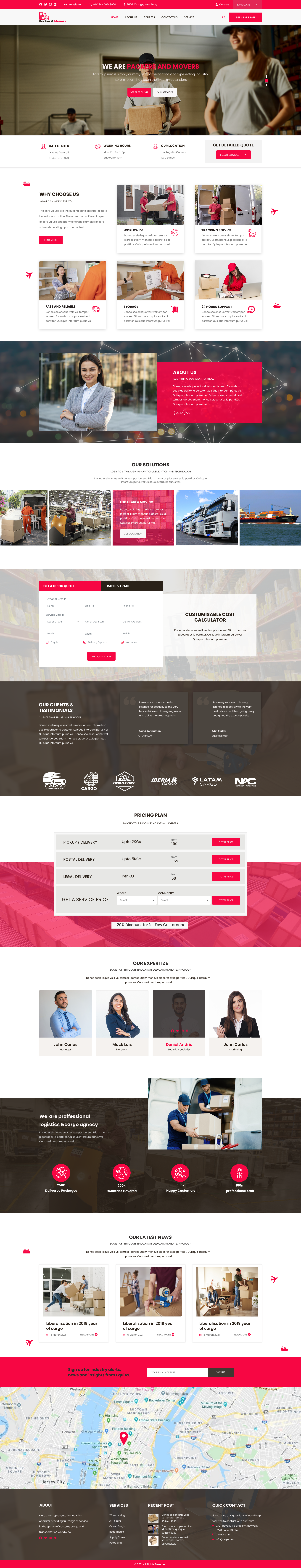 Home Shifting WordPress Theme