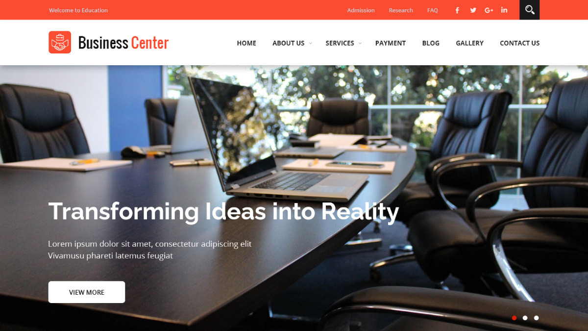 Business Solution WordPress Theme