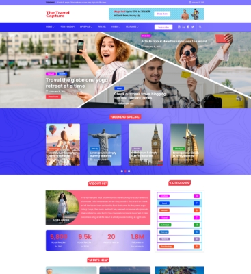 Blogging WordPress Theme