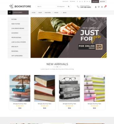 Book Store WordPress Theme