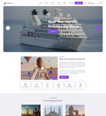 Ticket Booking WordPress Theme