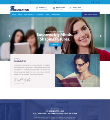 Online Courses WordPress Theme